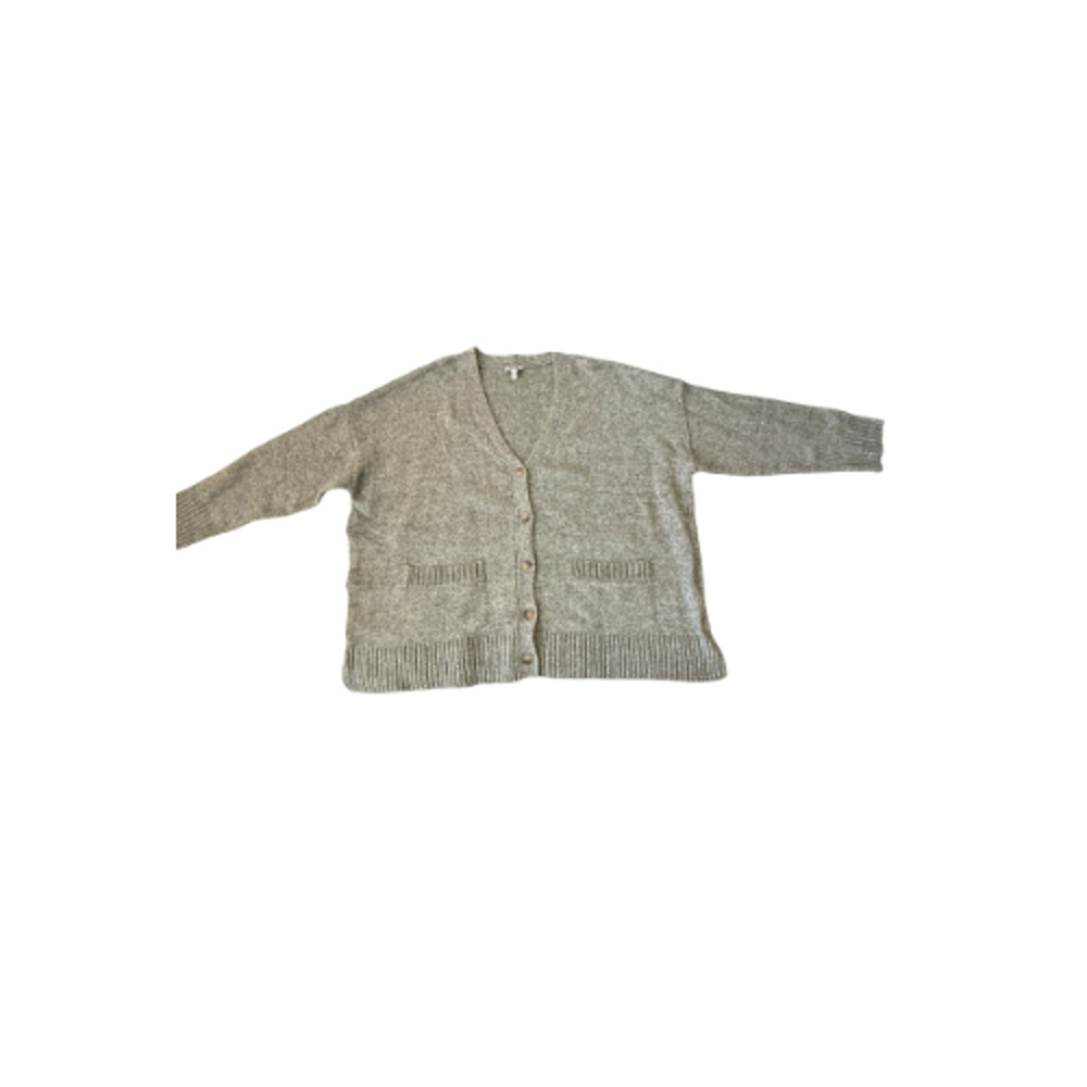Ella Moss Women’s Gray Knit Button Cardigan Sweater Size XXL Oversized